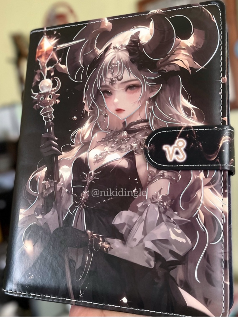 NEW Goth Anime PU Leather Binder Zodiac Sailor Moon Goth Punk A5 Journal